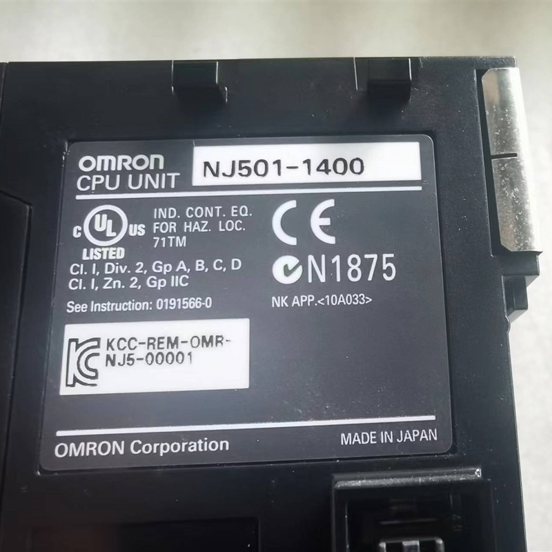 NJ501-1400 Omron Programmable Logic Controller 